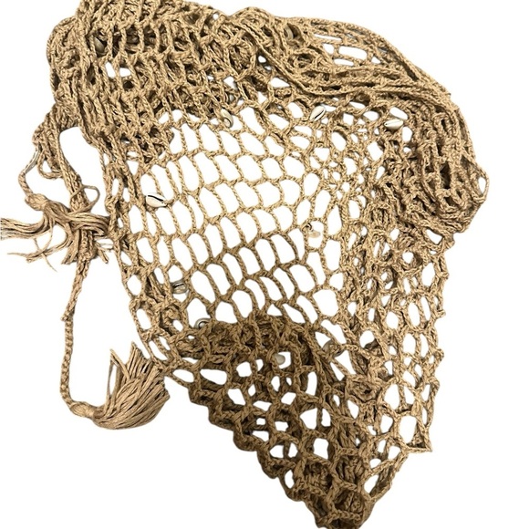 2 Small Sarongs,  Shells and Purple and Blue - Picture 2 of 3